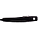 Help! By Dorman Exterior Door Handle - Plastic Black Single - 83736