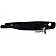 Help! By Dorman Exterior Door Handle - Plastic Black Single - 83736