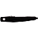 Help! By Dorman Exterior Door Handle - Plastic Black Single - 83737