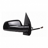 K-Source Exterior Mirror Electric OEM Black Single - 61141F