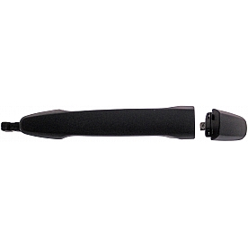 Help! By Dorman Exterior Door Handle - Plastic Black Single - 83778
