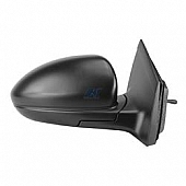 K-Source Exterior Mirror Manual Remote Rectangular Black Single - 62779G