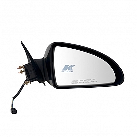 K-Source Exterior Mirror Electric OEM Black Single - 62783G