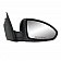 K-Source Exterior Mirror Manual OEM Black Single - 62785G
