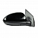 K-Source Exterior Mirror Manual OEM Black Single - 62785G
