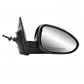 K-Source Exterior Mirror Manual Remote OEM Black Single - 62787G