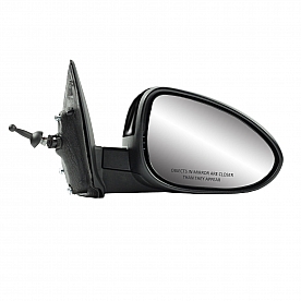 K-Source Exterior Mirror Manual Remote OEM Black Single - 62787G