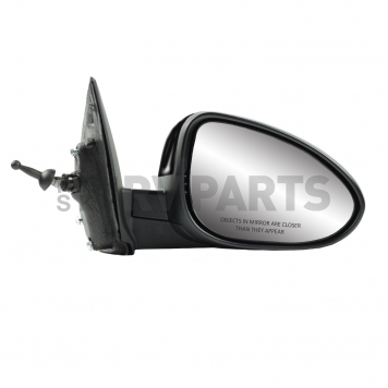 K-Source Exterior Mirror Manual Remote OEM Black Single - 62787G