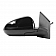 K-Source Exterior Mirror Manual Remote OEM Black Single - 62787G