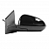 K-Source Exterior Mirror Manual Remote OEM Black Single - 62788G
