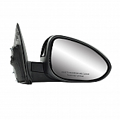 K-Source Exterior Mirror Electric OEM Black Single - 62789G