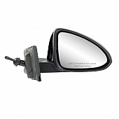 K-Source Exterior Mirror Manual Remote OEM Black Single - 62791G