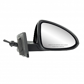 K-Source Exterior Mirror Manual Remote OEM Black Single - 62791G