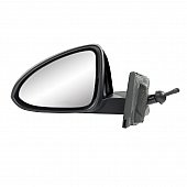 K-Source Exterior Mirror Manual Remote OEM Black Single - 62792G