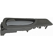 Help! By Dorman Interior Door Handle - Lever Plastic Gray Housing With Silver Lever Single - 79866