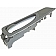 Help! By Dorman Interior Door Handle - Lever Plastic Gray Housing With Silver Lever Single - 79866