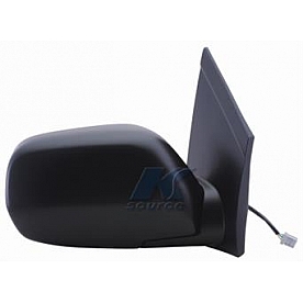 K-Source Exterior Mirror Electric OEM Black Single - 63003H