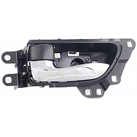 Help! By Dorman Interior Door Handle - Plastic Black Housing With Silver Lever Single - 79870