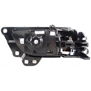 Help! By Dorman Interior Door Handle - Plastic Black Housing With Silver Lever Single - 79870-1