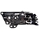 Help! By Dorman Interior Door Handle - Plastic Black Housing With Silver Lever Single - 79870