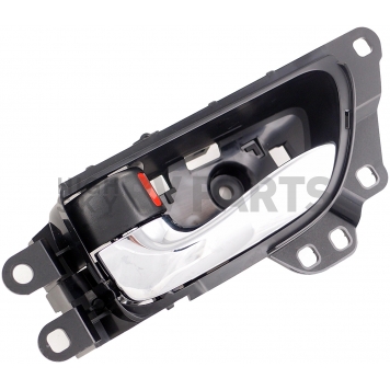 Help! By Dorman Interior Door Handle - Plastic Black Housing With Silver Lever Single - 79870-2