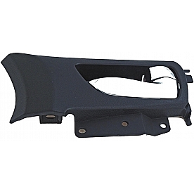 Help! By Dorman Interior Door Handle - Plastic Black Housing With Silver Lever Single - 79871