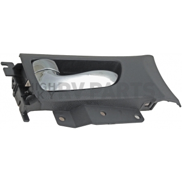 Help! By Dorman Interior Door Handle - Plastic Black Housing With Silver Lever Single - 79872