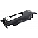 Help! By Dorman Interior Door Handle - Plastic Black Housing With Silver Lever Single - 79872