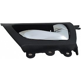 Help! By Dorman Interior Door Handle - Plastic Black Housing With Silver Lever Single - 79873