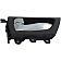Help! By Dorman Interior Door Handle - Plastic Black Housing With Silver Lever Single - 79874