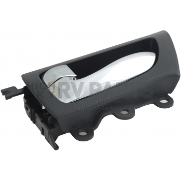 Help! By Dorman Interior Door Handle - Plastic Black Housing With Silver Lever Single - 79874-2