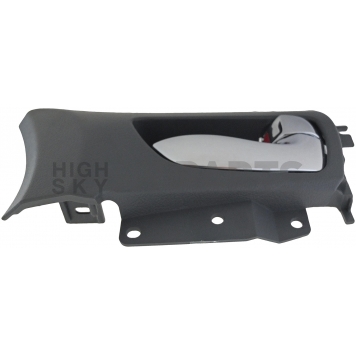 Help! By Dorman Interior Door Handle - Lever Plastic Gray Housing With Silver Lever Single - 79879