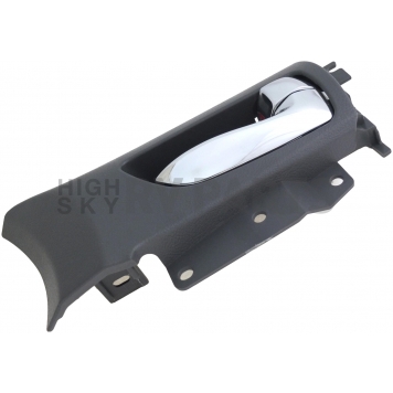 Help! By Dorman Interior Door Handle - Lever Plastic Gray Housing With Silver Lever Single - 79879-2