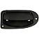 Help! By Dorman Exterior Door Handle - Plastic Black Single - 80420