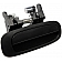 Help! By Dorman Exterior Door Handle - Plastic Black Single - 80422