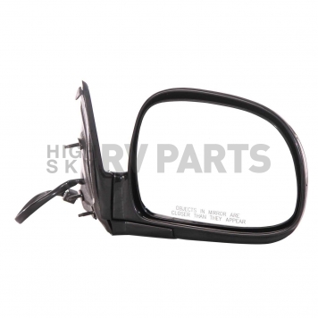 CIPA USA Exterior Mirror Rectangular Electric Black Single - 22195-1