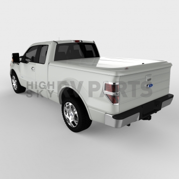 UnderCover Tonneau Cover Hard Tilt-Up Ingot Silver Metallic ABS Composite - 2136LUX-1