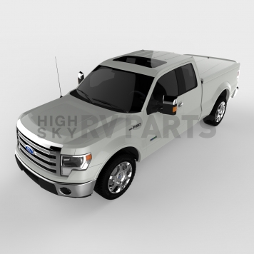 UnderCover Tonneau Cover Hard Tilt-Up Ingot Silver Metallic ABS Composite - 2136LUX-2