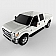 UnderCover Tonneau Cover Hard Tilt-Up Oxford White ABS Composite - 2126LZ1
