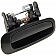 Help! By Dorman Exterior Door Handle - Plastic Black Single - 77431