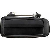 Help! By Dorman Exterior Door Handle - Plastic Black Single - 77435