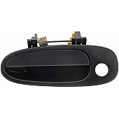 Help! By Dorman Exterior Door Handle - Plastic Black Single - 77462