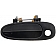 Help! By Dorman Exterior Door Handle - Plastic Black Single - 77462