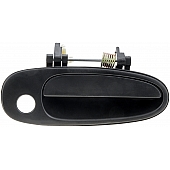 Help! By Dorman Exterior Door Handle - Plastic Black Single - 77464