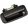 Help! By Dorman Exterior Door Handle - Plastic Black Single - 77250