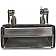 Help! By Dorman Exterior Door Handle - Plastic Silver Single - 77180