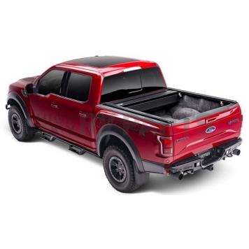 Retrax Tonneau Cover Hard Manual Retractable Black Matte Polycarbonate Plastic - T60453-2