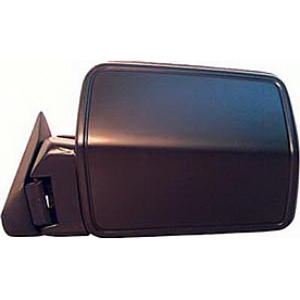 CIPA USA Exterior Mirror Rectangular Manual Black Single - 44084
