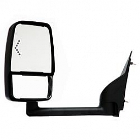 Velvac Exterior Mirror Remote Rectangular Black - 718743