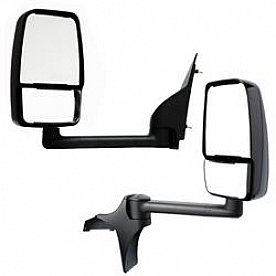 Velvac Exterior Mirror Remote Rectangular Black - 718745